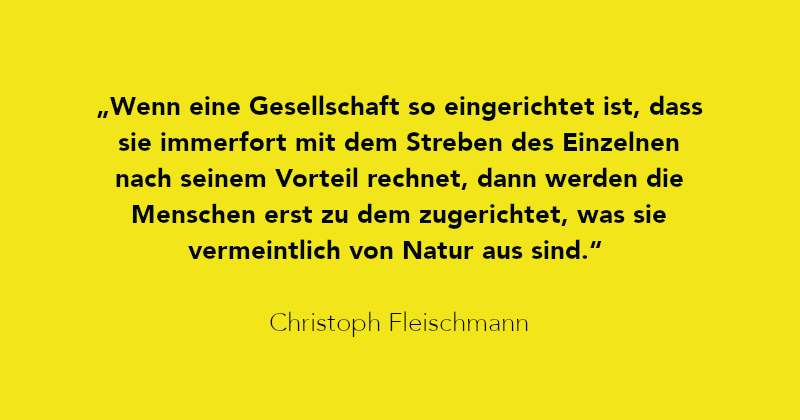 Zitat von Christoph Fleischmann aus agora42 1/2023 ZUSAMMENBRUCH