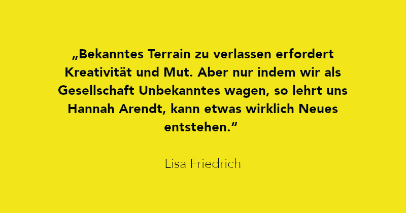 Zitat von Lisa Friedrich aus agora42 1/2023 ZUSAMMENBRUCH