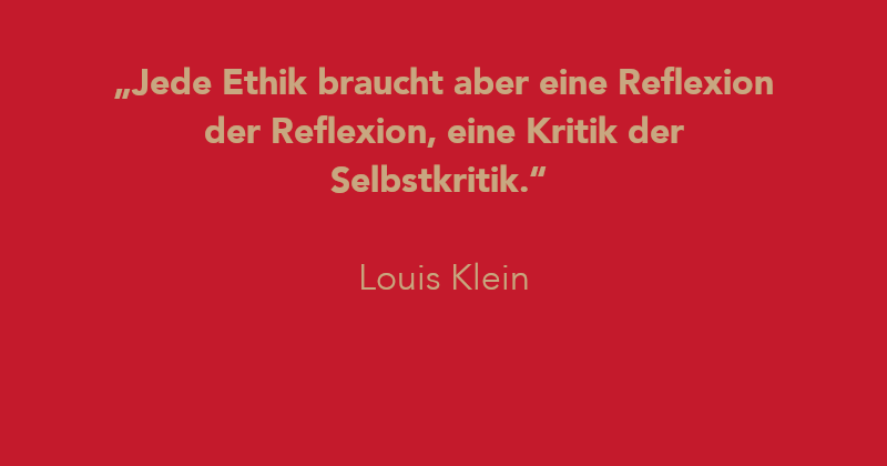 Zitat von Louis Klein aus agora42 2/2023 WERT/E