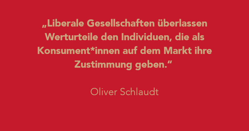Zitat von Oliver Schlaudt aus agora42 2/2023 WERT/E