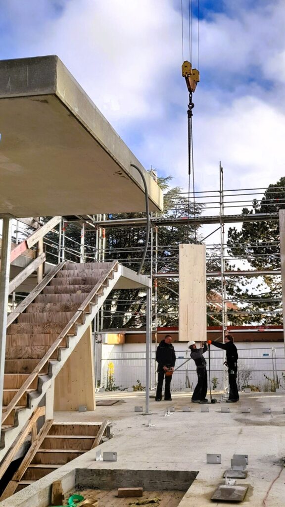 Bild von einer Baustelle der nestbau AG