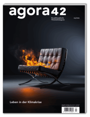 Das Cover der Ausgabe LEBEN IN DER KLIMAKRISE.
