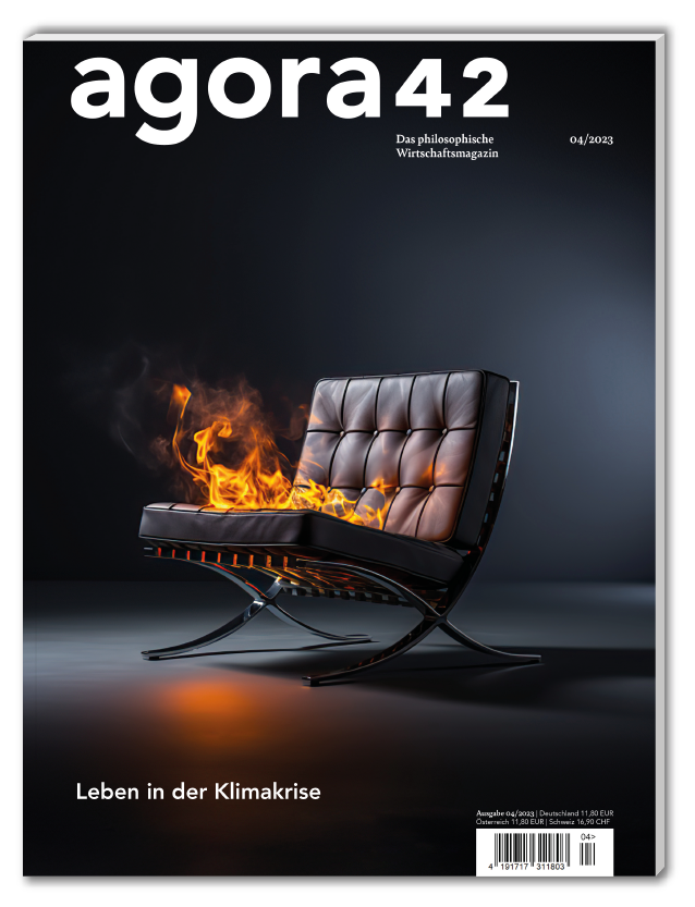 Das Cover der Ausgabe LEBEN IN DER KLIMAKRISE.