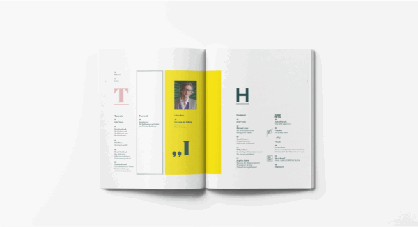 Das Inhaltsverzeichnis der Ausgabe WAS ZÄHLT?